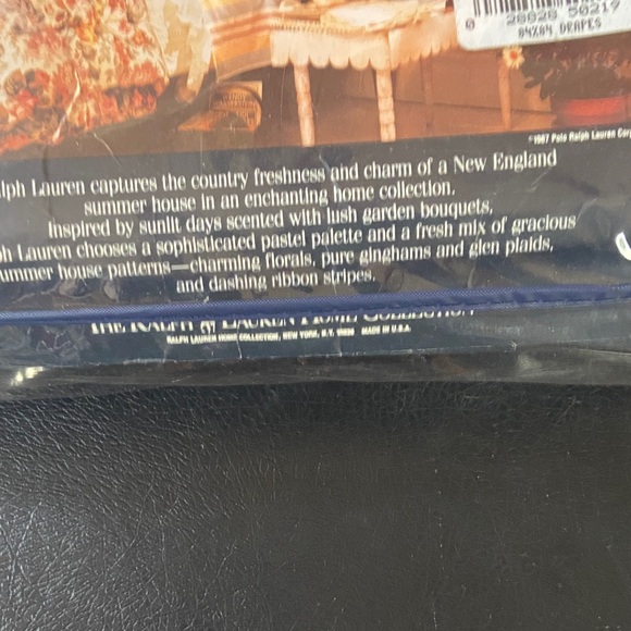 Ralph Lauren Cream Rod Pocket Drapery Set - Picture 6 of 6